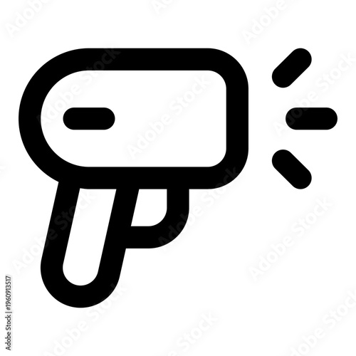 Scanner Line Icon Vector, Modern Outline Ecommerce and Shopping Symbol for Online Store and Marketplace Concept