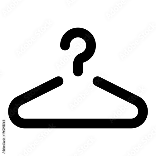 Hanger Line Icon Vector, Modern Outline Ecommerce and Shopping Symbol for Online Store and Marketplace Concept