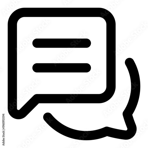 Dialog Line Icon Vector, Modern Outline Ecommerce and Shopping Symbol for Online Store and Marketplace Concept