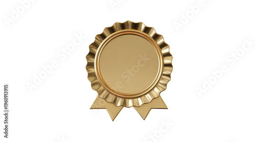 Wallpaper Mural minimalist award badge shape without text isolated on white background Torontodigital.ca