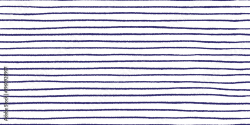 Lined notebook paper endless pattern with horizontal ruled stripes, perfect for school notes, journal entries and educational writing projects in classic white paper style. Vector pencil repeat print