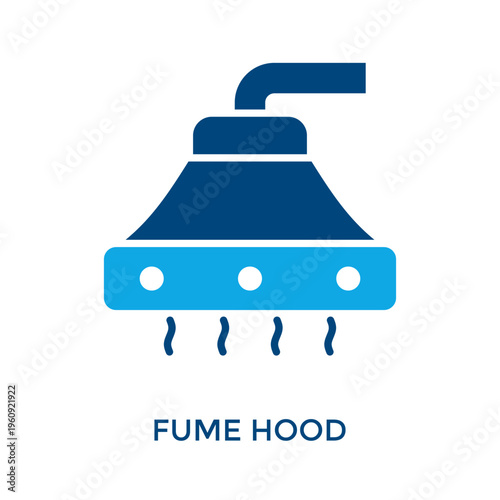 Fume Hood Icon Dual Tone Style. Vector Illustration For Graphic Design