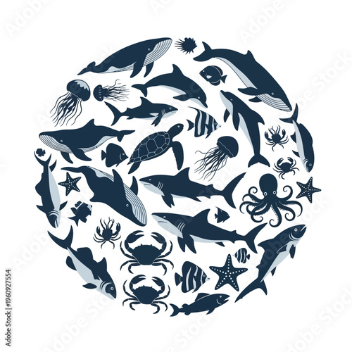 Marine Life Ocean Creatures Sea Animals.