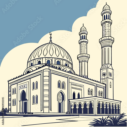 Islamic Architecture Mosque Exterior 2