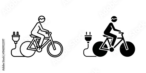 man riding bicycle with beer mugs vector flat design illustration
