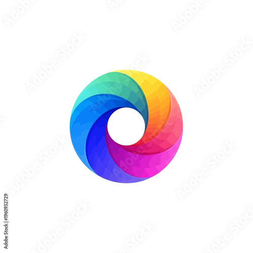 Abstract Colorful Circular Gradient Logo Design Free Download Abstract Colorful Circular Gradient Logo Design - GFXLoad