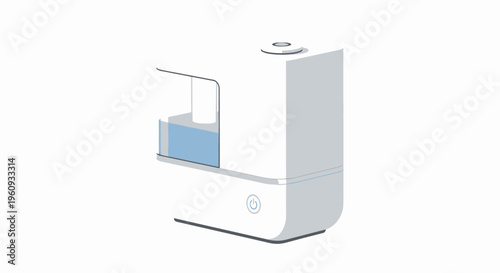 Modern White Water Purification System Device.