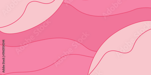 3D liquid pink background with overlaping layer background. Eps 10