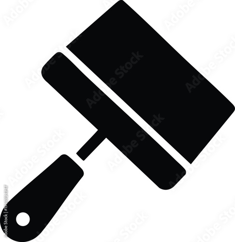 Paint Roller Tool Icon House Painting Equipment Symbol