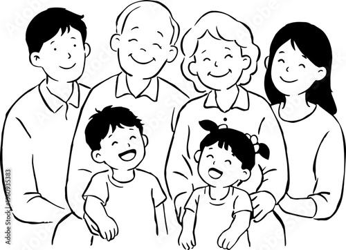 가족의 달 심플 일러스트 