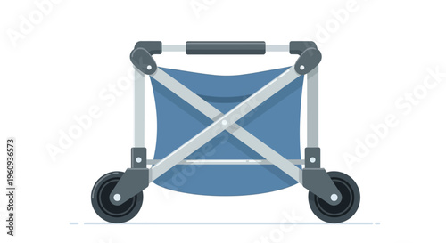 Portable Collapsible Folding Cart with Wheels.