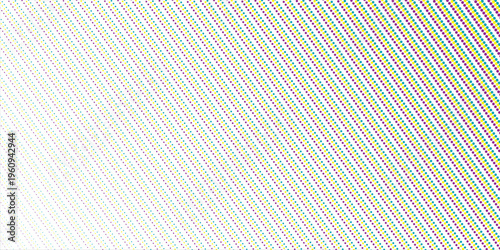 Vector Color Halftone Dots Pattern Retro Pop Art Comic Print Close Up Wallpaper Overlay Texture on Transparent Background