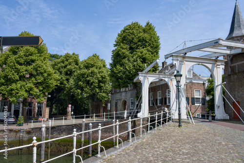Lifting bridge in Zierikzee, Schouwen-Duiveland, Netherlands