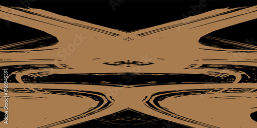 brown black brush car sticker wrap abstract banner pattern sporty lines black brown grunge color combination brush motorsport racing pattern, vectorillustration, Modern, Eps 10.