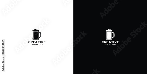 beer serving place logo design