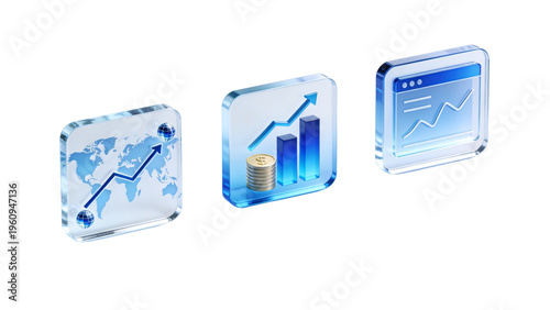 3D digital concept design featuring a USB flash drive and memory card as essential technology equipment for a business laptop or office PC