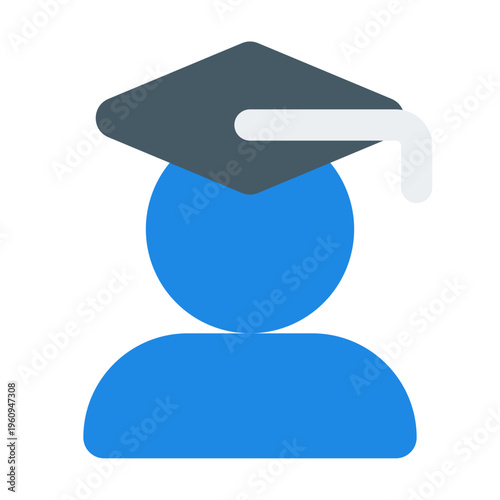 Student Flat Icon Vector, Colorful Education and Learning Symbol for School, Study, and Back to School Concept