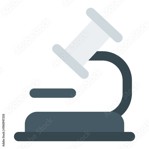Microscope Flat Icon Vector, Colorful Education and Learning Symbol for School, Study, and Back to School Concept