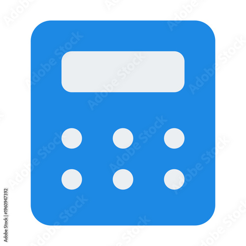 Calculator Flat Icon Vector, Colorful Education and Learning Symbol for School, Study, and Back to School Concept