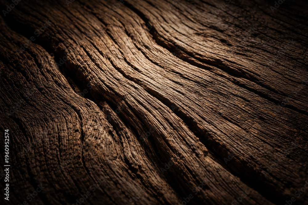 Obraz premium Close-up of textured wood grain with natural patterns and warmth