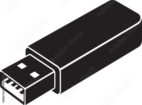 Universal USB Flash Drive Memory Stick Silhouettes