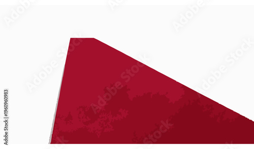 Long red carpet isolated on white background luxury event pathway