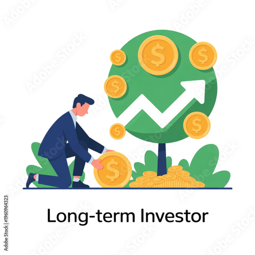 Businessman Investing in Financial Growth.