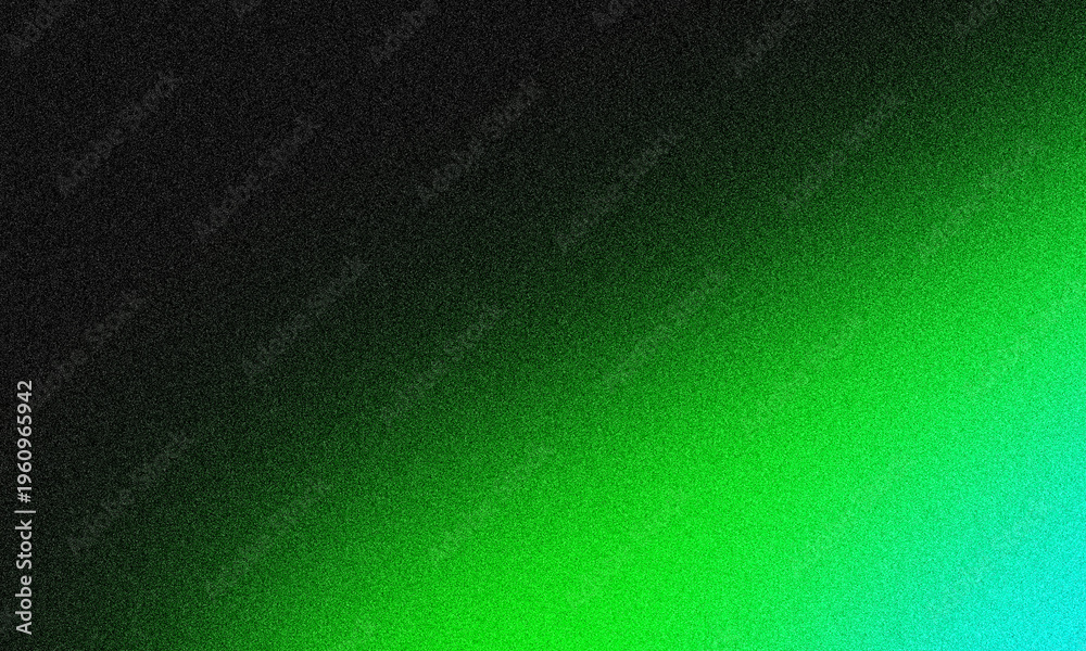 Fototapeta premium Neon green and blue gradient background with black
