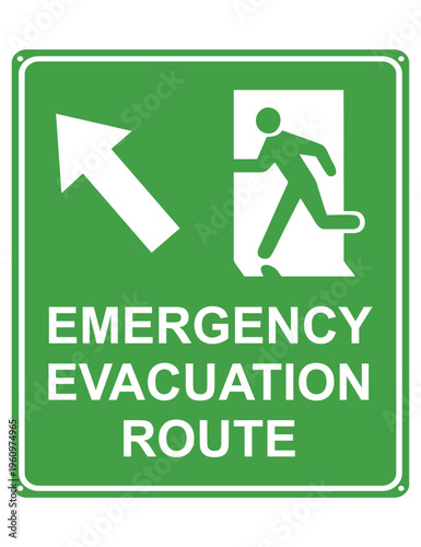 Emergency Evacuation Route Signage