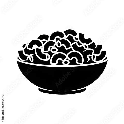 vector illustration of a bowl