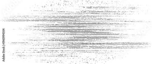 Grayscale distressed horizontal lines and speckles texture background white