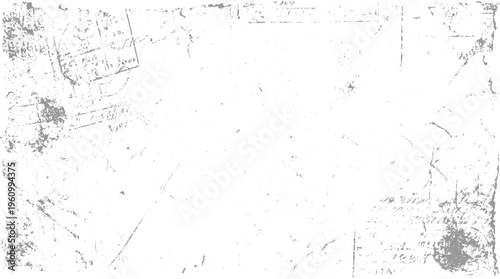 Faded grey textured background with distressed paper and handwritten script abstract grunge