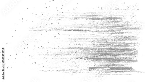 Gray textured background with scattered dots and horizontal lines white abstract