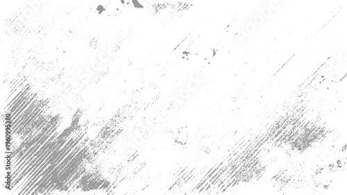 Grayscale distressed textured background with diagonal lines and scattered dots grunge scratched