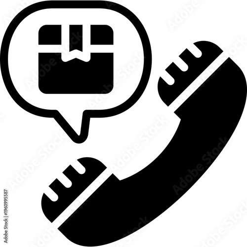 operator icon illustration design with solid