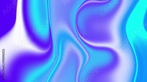 Abstract Blue Gradient Animation 4K Soft Blurred Background
