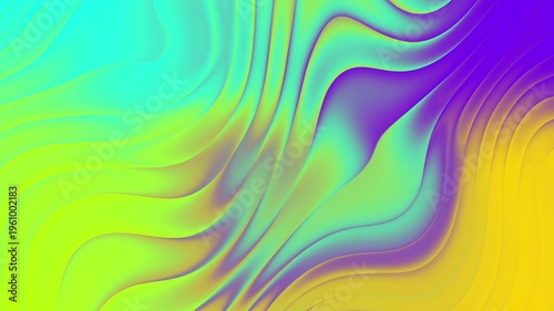 Abstract Green Gradient Animation 4K Soft Blurred Background