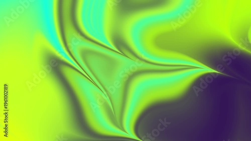 Abstract Green Gradient Animation 4K Soft Blurred Background