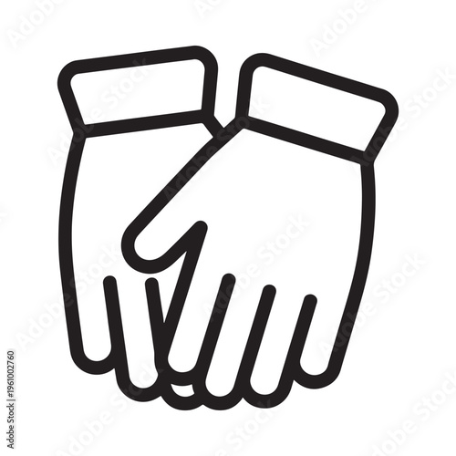Simple illustration of two hands forming a high five gesture