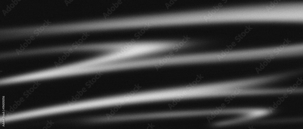 Fototapeta premium Abstract Grainy Background with Flowing Light Streaks, Monochrome Noise Texture, Blurred Motion Lines on Dark Minimal Backdrop for Modern Digital Design, Wallpaper, and Creative Visual Projects