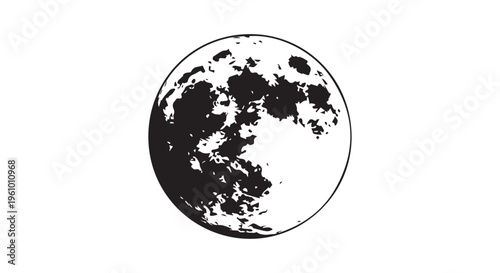 The moon is a natural satellite in the solar system
