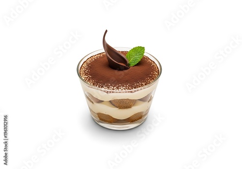 Delicious slice of quiche with ham and herbs on a white plate transparent background