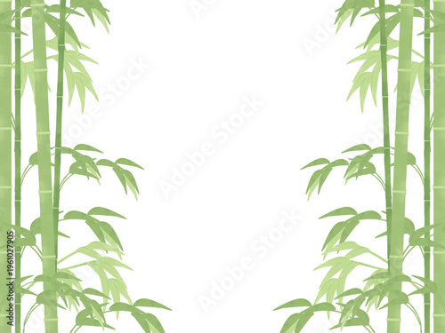 竹林のフレーム
