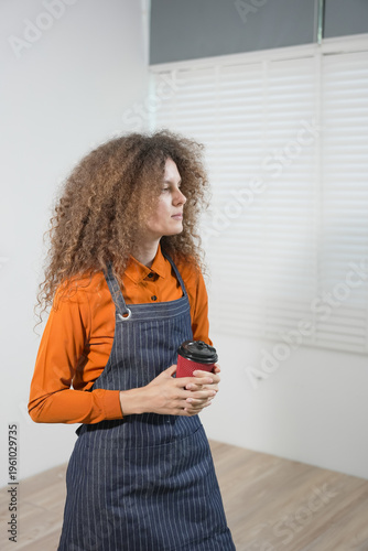 A female model is posing in a studio against a white backdrop, displaying various expressions such as showing a credit card, laughing, crying, feeling happy, surprised, playing sports, and more.