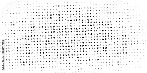 Pixel dissolved disperse mosaic background. Y2k pixel disintegration. Explosion fade. Disappear transform rectangle texture. vector eps10