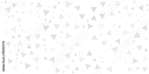 White and gray background. Geometric style. Mesh of triangles. Mosaic template for your design.