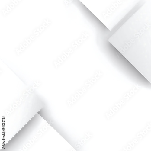 Clean modern abstract background featuring white geometric shapes, soft shadows, and subtle depth, perfect for contemporary digital projects.