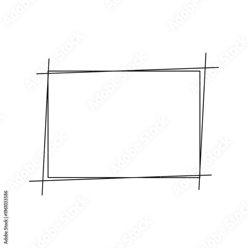 Simple Rectangle Shape Design Element.