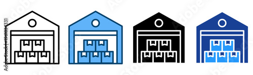 Stock Icon Multiple Style Vector Collection   