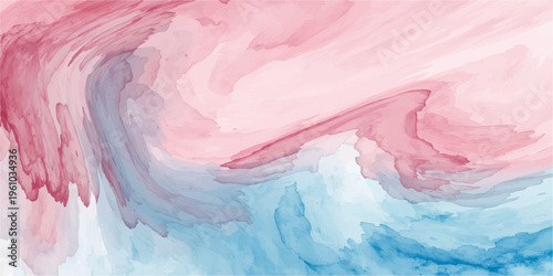 Soft pink abstract watercolor background with textured brush strokes and fabric-like pattern.